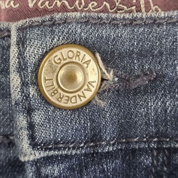 Gloria Vanderbilt Amanda Size 12 Blue Denim Jeans Cotton Stretch 32 x 30 inches - Picture 11 of 14